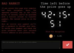 Україну атакував вірус BadRabbit