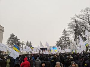 Аграрії вийшли під Раду з вимогою зупинити знищення Ukrlandfarming