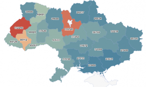 Середня площа проданої земельної ділянки складає 2,2 га. 