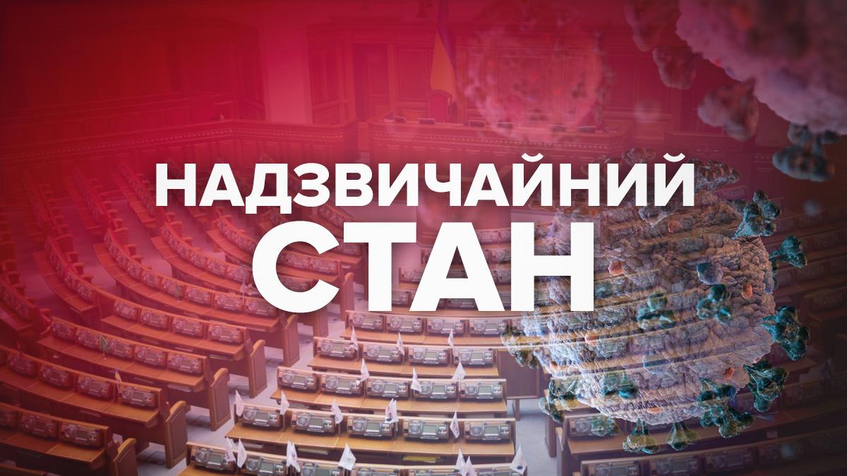 В Україні на 30 діб запроваджено надзвичайний стан