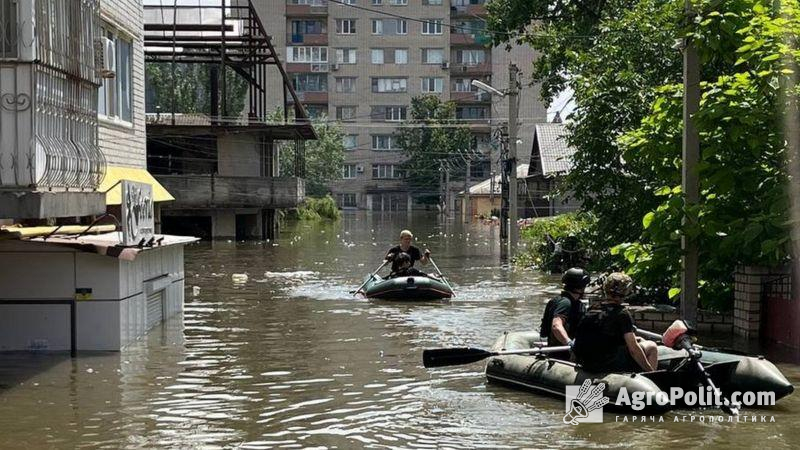 На угіддях, які постраждали, вирощувалился овочеві та баштанні культури